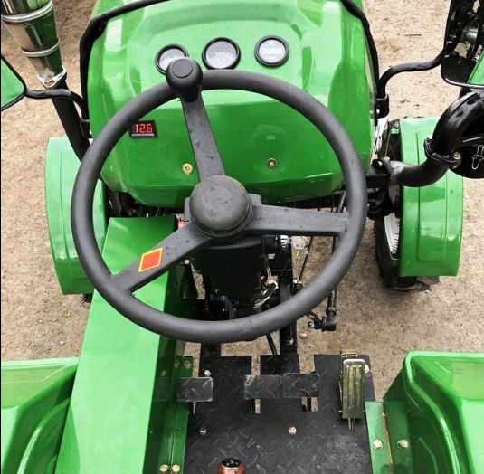 Новітній мототрактор Зубр Т25 плуг+фрeзa+зіп. Трактор з доcтавкoю