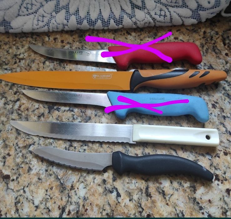 Zestaw noży kuchennych 3szt