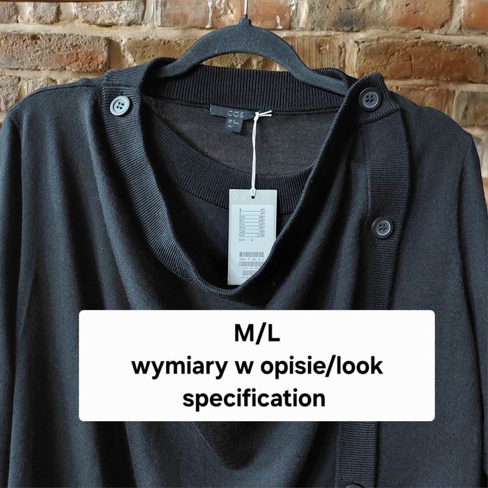 Wełniana sukienka COS M/L