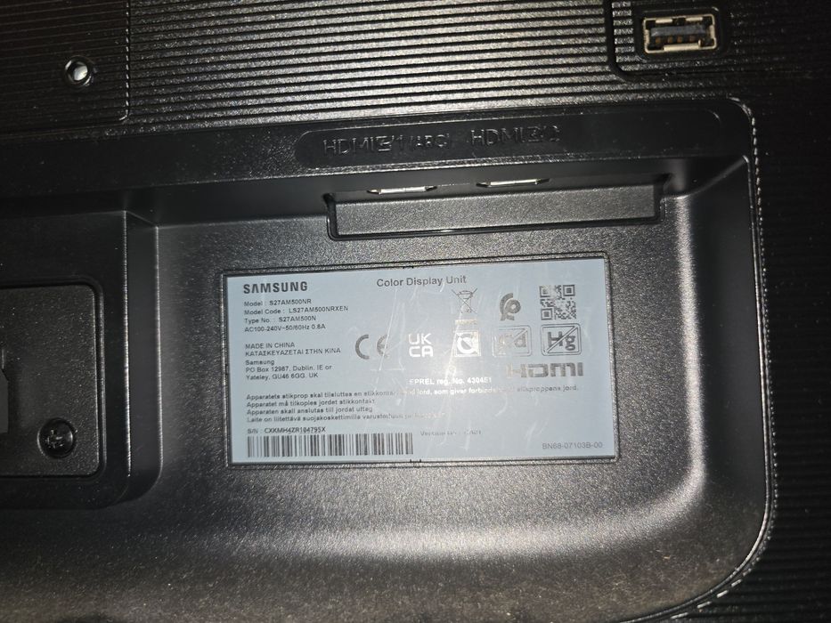 Monitor Inteligente Samsung M5 S27AM500NR