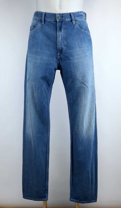 G-Star Raw Type 49 Relaxed Straight spodnie jeansy W35 L34 pas 2 x 48 cm