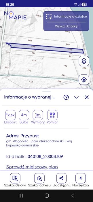 Działka nad Wisłą