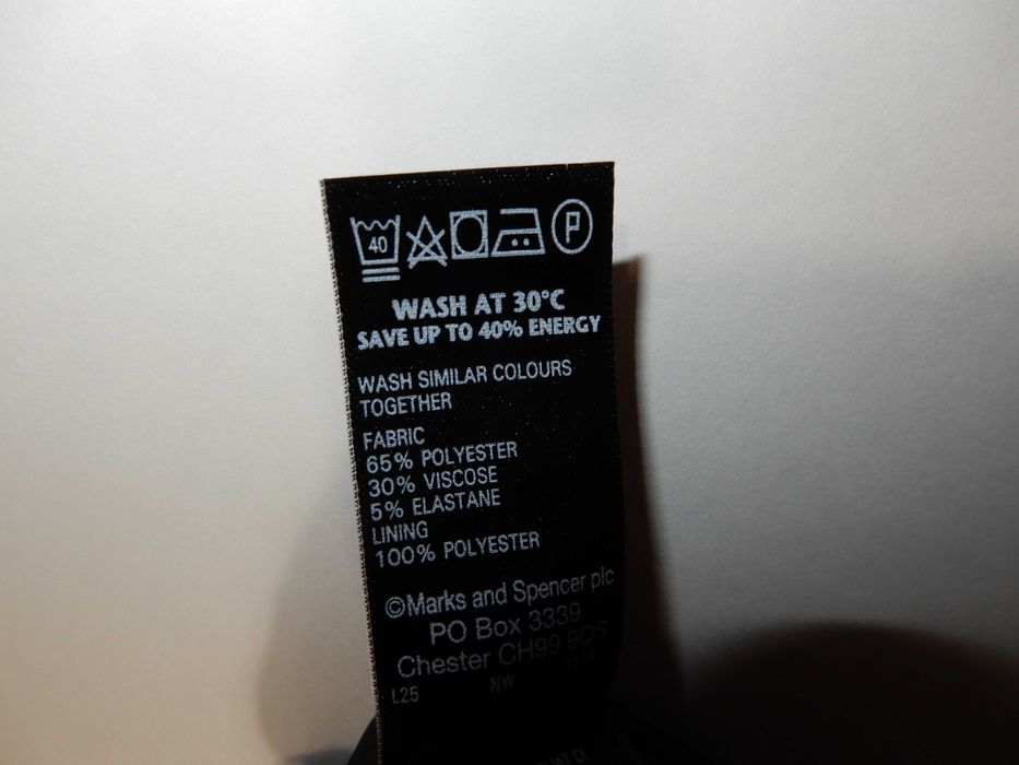 Spódnica midi granatowa rozkloszowana biurowa 42 XL