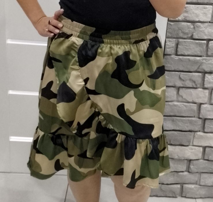 Nowa spódnica moro falbanki 40