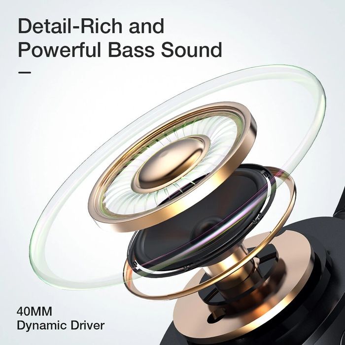 Auscultadores sem fio BlitzWolf com cancelamento ativo de ruído, BT