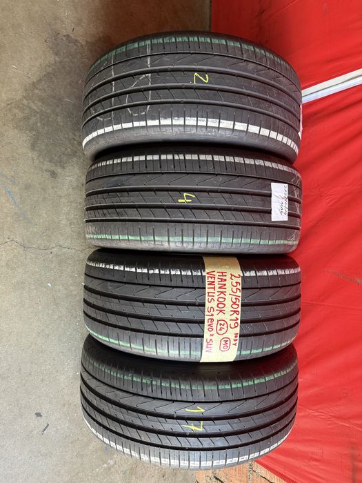 Pneus 255/50/19 Hankook Todos Iguais Impecaveis