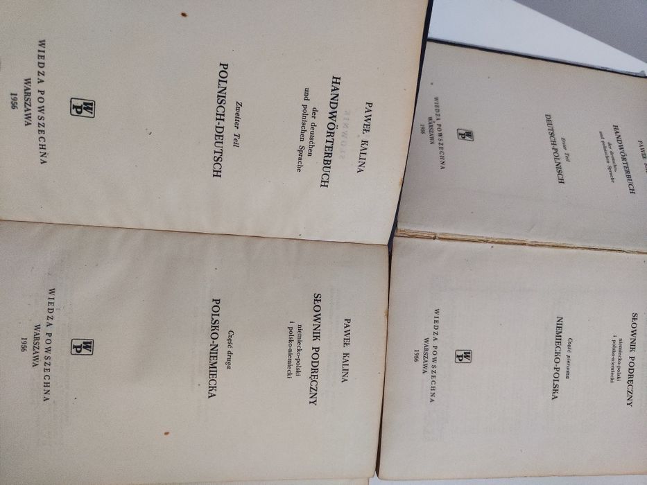 Słownik podręczny niemiecko-polski i polsko-niemiecki część 1 i 2