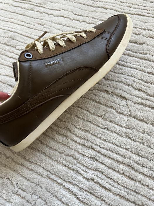 Кеди Puma шоколадного кольору