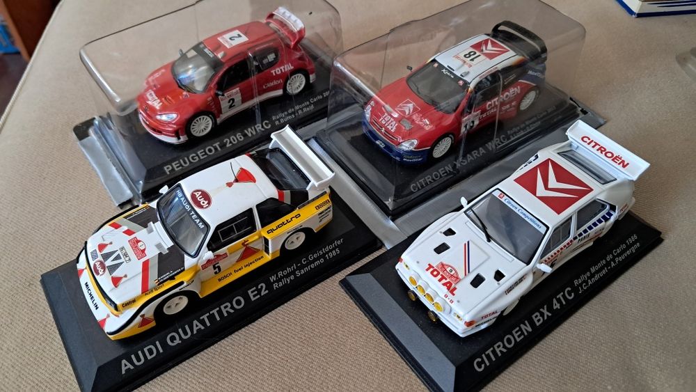 1:43 Rally, audi, citroen, peugeot