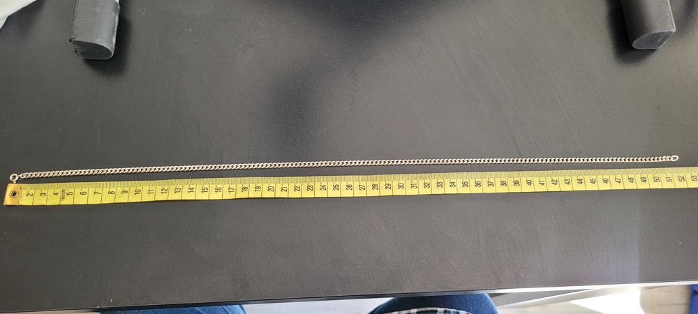 Srebrny łancuszek pancerka 50cm 22g p.925