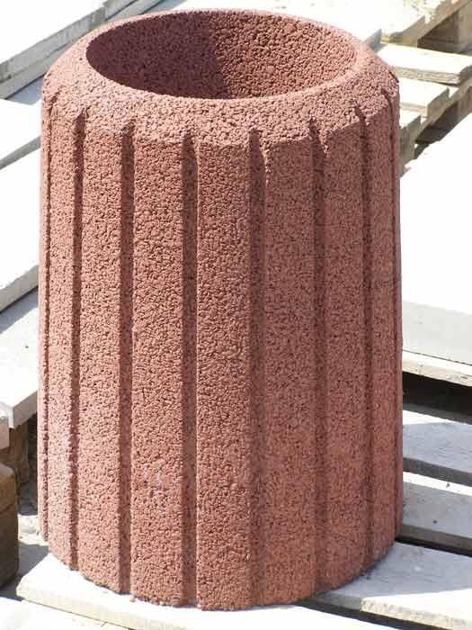 Урна уличная, из бетона, 600х450 мм ТМ Новый Двор