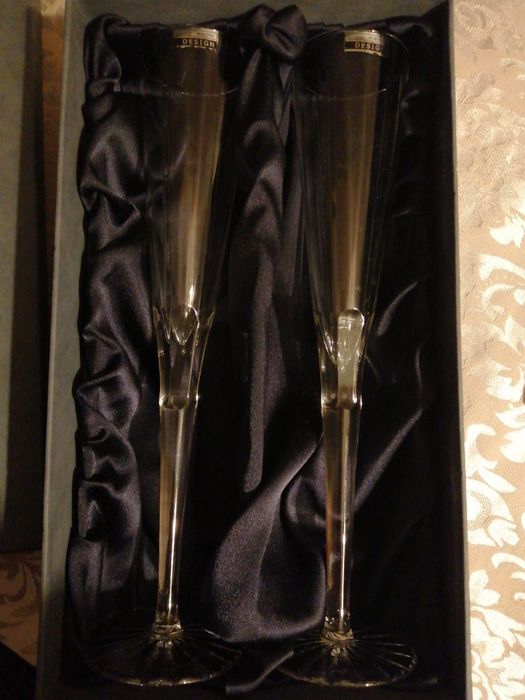 Conjunto de 2 flutes crystal