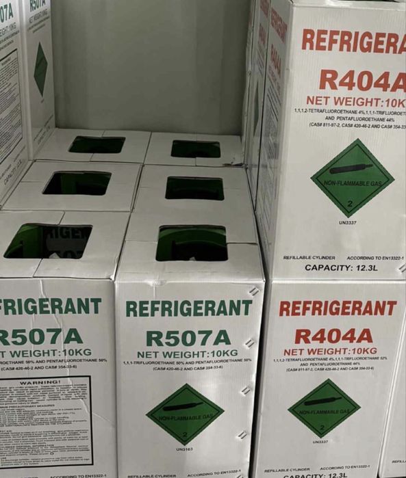Czynniki chłodnicze R134A, r32, r507a, r404a, r410a, r1234yf