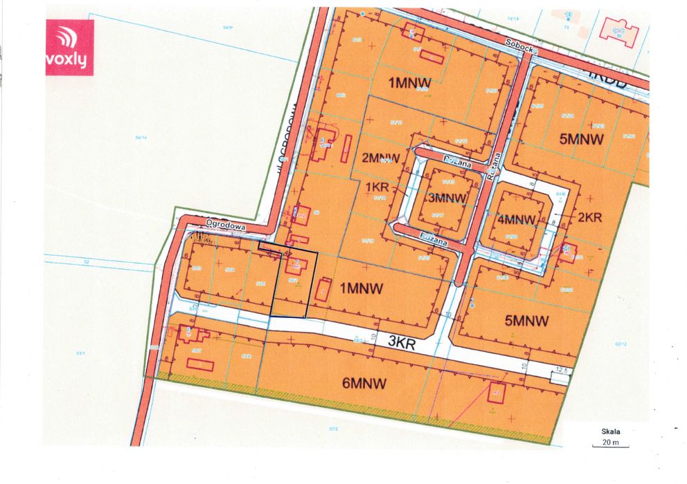 Rokietnica, Rostworowo - działka o powirzchni 1200m².