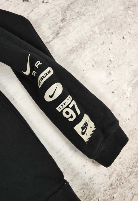Bluza Nike czarna crewneck męska logo r. M