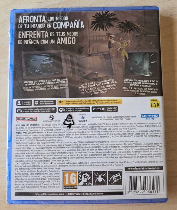 Jogo PS5 Little Nightmares III - Selado