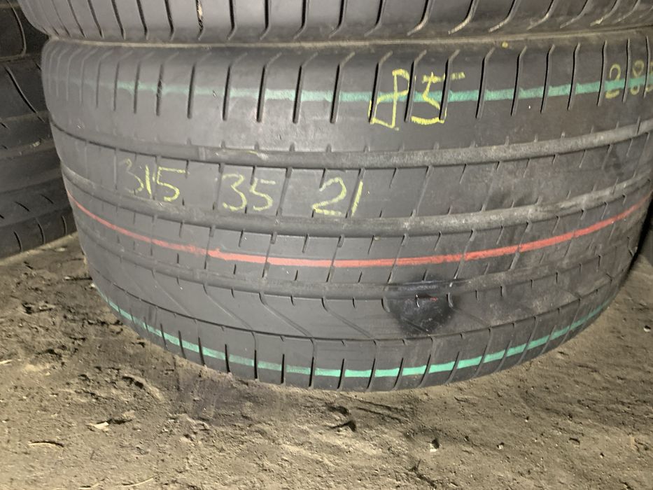 шины б/у лето 315/35 21 Pirelli Pzero
