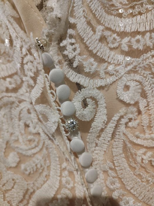 Przepiękna suknia ślubna ślub cywilny kościelny boho