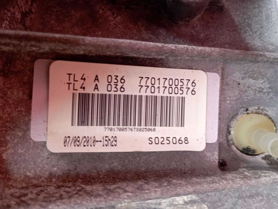 КПП коробка передач RENAULT SCENIC 3 1.4 Tce (TL4 036)