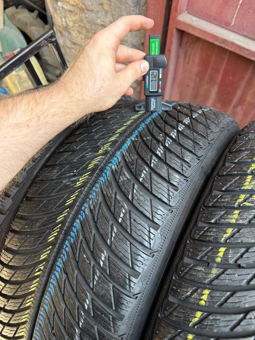 Шины БУ 215 55 R 18 Michelin Pilot Alpin 5 Зима Комплект резина