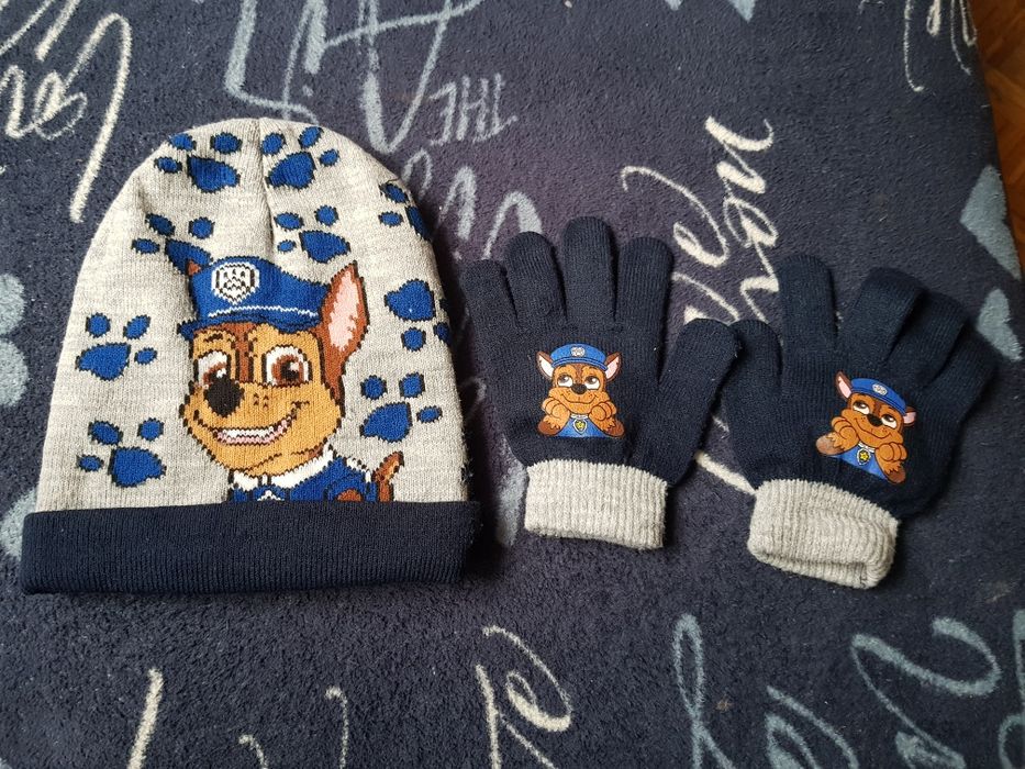 Zimowa czapka z rękawiczkami Chase