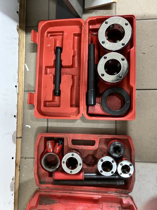 Gwintownica reczna do rur 2 zestawy