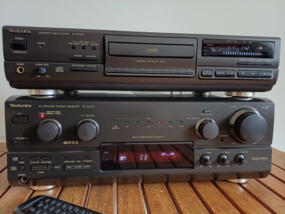 Zestaw Technics SA-AX730 i SL-PG590