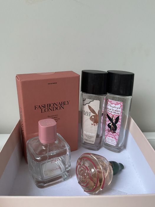 zestaw perfum zara priflame playboy