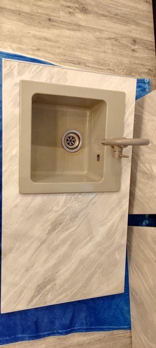 Blaty kuchenne+zlew granitowy i bateria-komplet