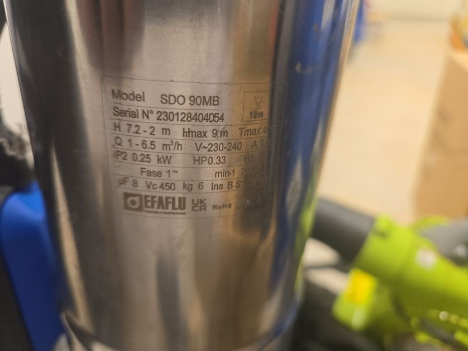 Bomba de agua monofasica