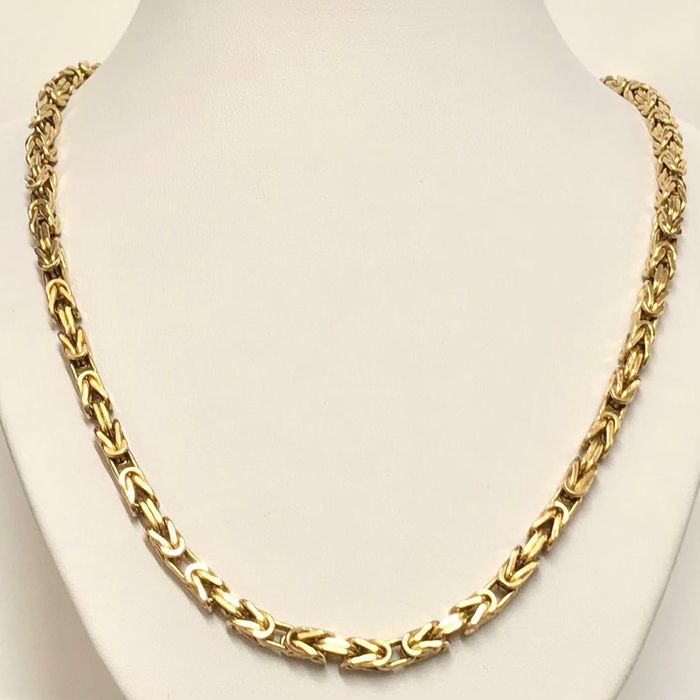 Złoty ŁAŃCUSZEK damski 14K KRÓLEWSKI cud 61cm