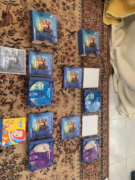 Sega:Panzer Dragon 1 e2, Dragon BallZ, Shenmue 1 e 2, Fighters megamix