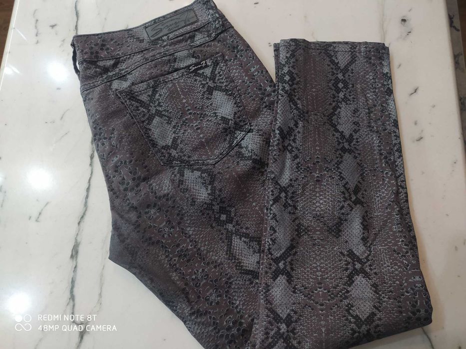 Seven jeans szare L strechowane