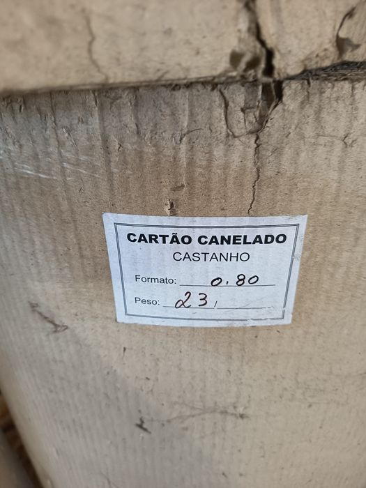Rolo de cartão canelado