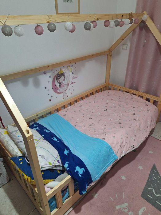 Cama Montessori Natural com colchão incluído