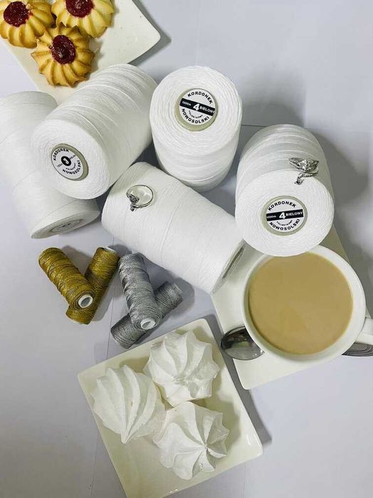 Nici do Szydełkowania Kordonek 3 bielony - Nowosolski