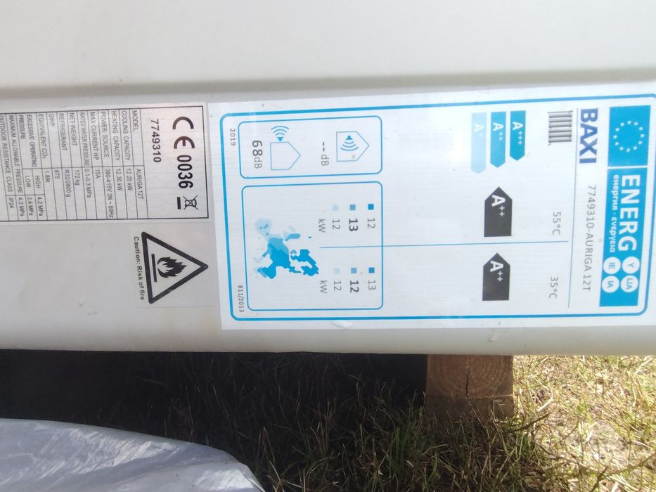 Pompa ciepła monoblok Baxi Auriga 12T