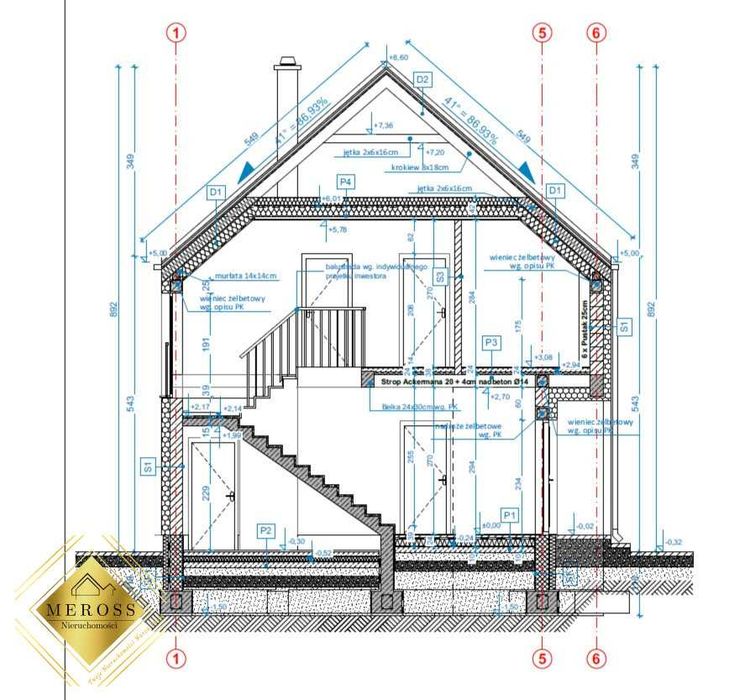 Dom stan surowy otwarty