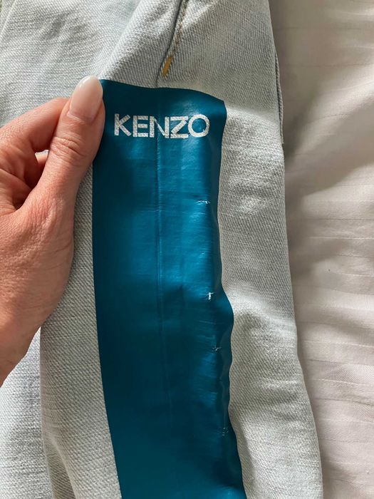 Nowe jasne błękitne męskie spodnie jeansy Kenzo skinny luksus