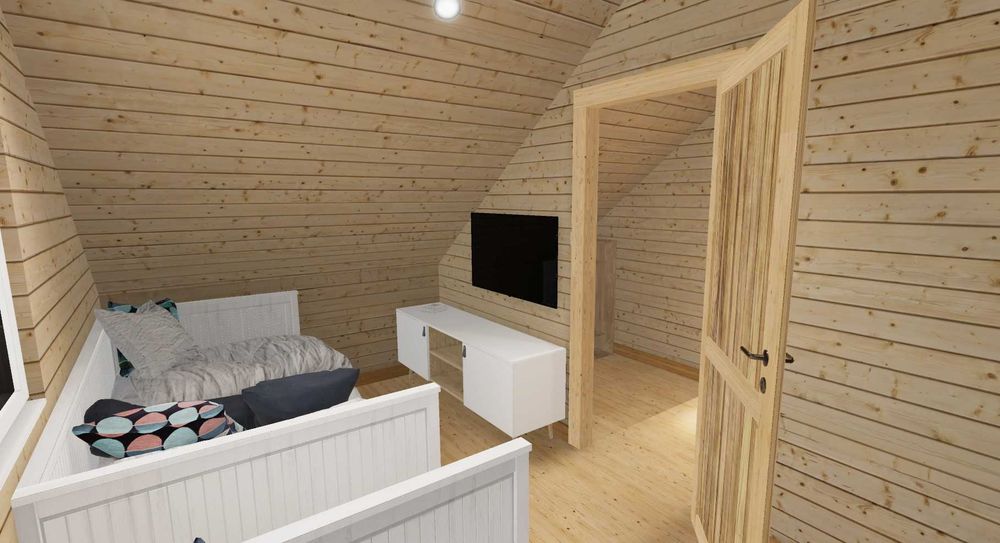 DOM/DOMEK drewniany letniskowy/całoroczny 70m2 parter 35m2 + tarasem