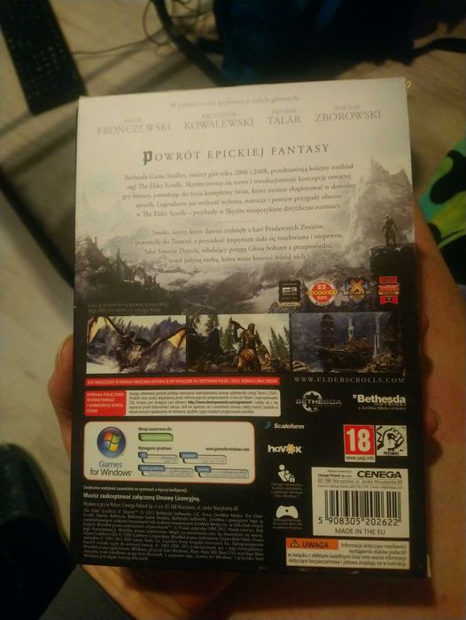 Skyrim pc kod wykorzystany.Dla kolekcjonera.