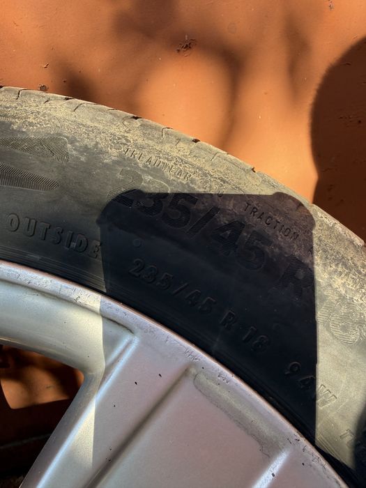 Диски з гумою літо 235/45 R18 Audi