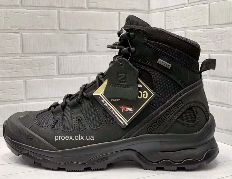 SALOMON Quest 4D Forces 2 Black | Тактические ботинки | GTX | ВСУ, полиция