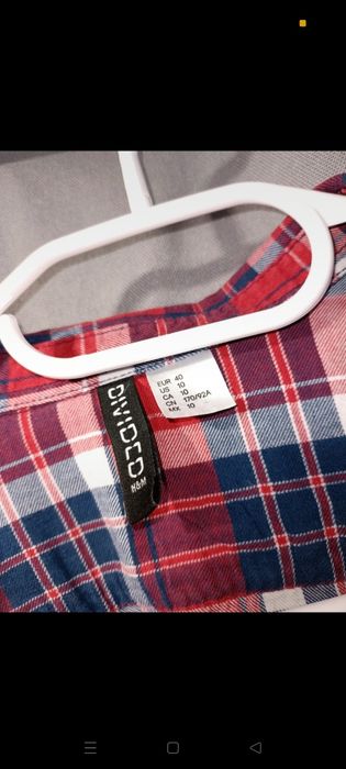 Koszula damska w kratkę