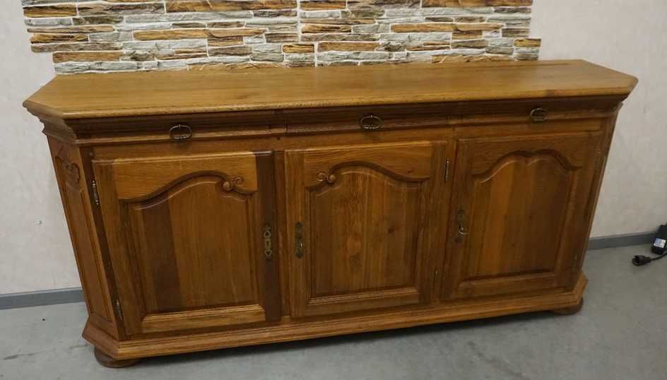 Komoda Dębowa 3 drzwiowa   LITY DĄB    szer. 199 cm   (p-1007)