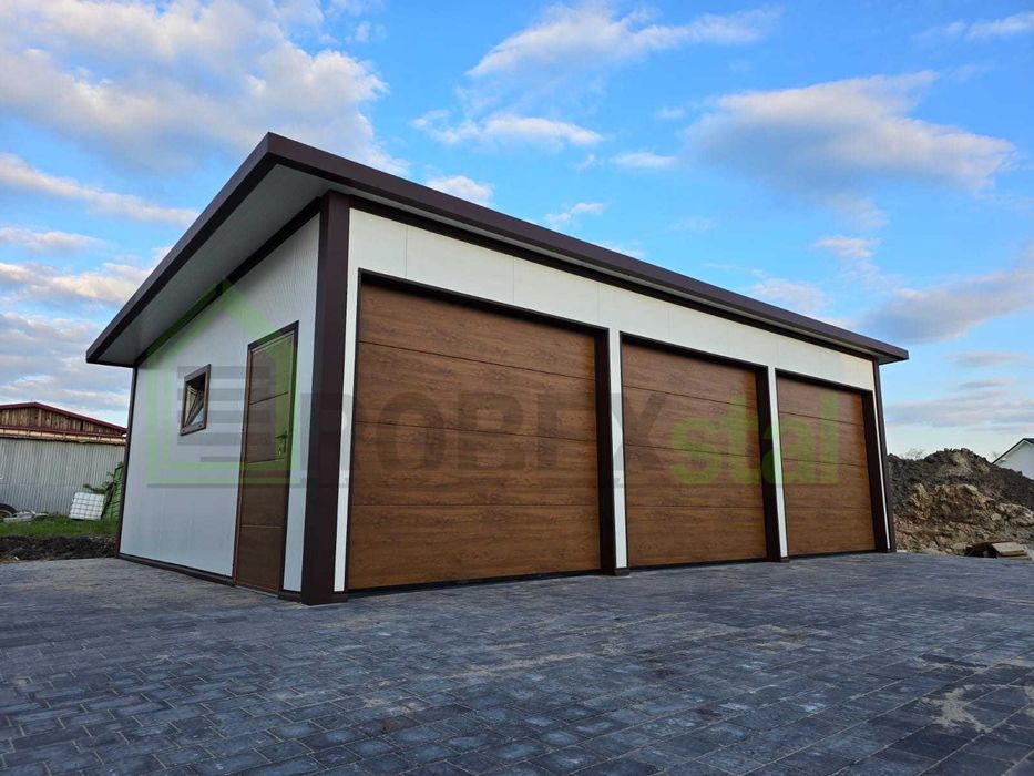 garaż z płyty warstwowej PIR 10CM 9x6 każdy wymiar montaż cały kraj