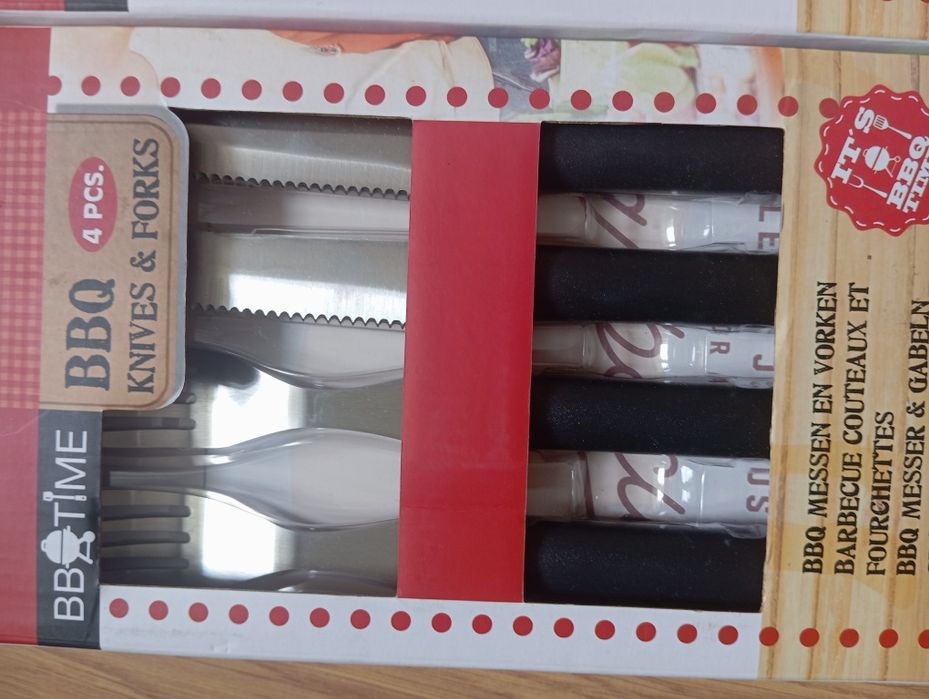 Komplet grillowy zestaw sztućców dla 10 osób