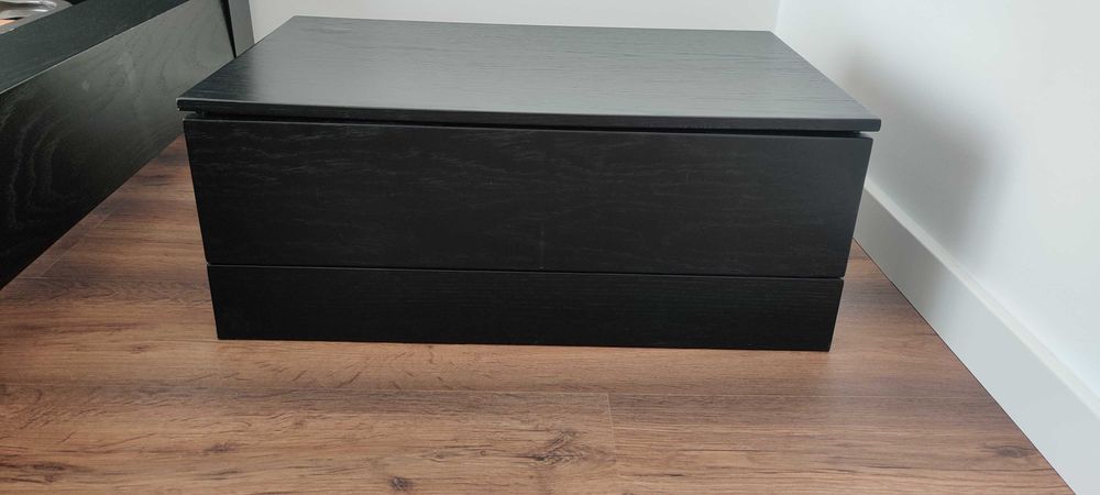 Mobília de quarto completo na cor preto - Colchão não incluido