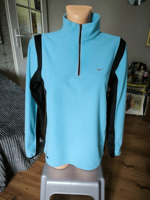 Nike Polar damski M niebieski błękitny cienki Therma-Fit bluza