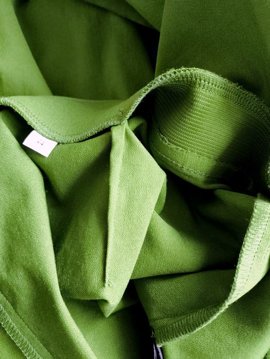 Tchibo Woman spodnie rybaczki legginsy zielone wiskoza lycra